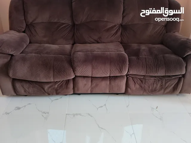 Comfy brown, recliner sofa AED 385