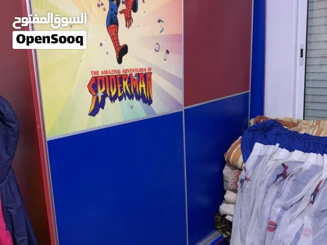 غرفه نوم اولاد كامله بنمط سبايدر مان , كل ما يحتاجه بطلك الصغير في غرفه واحده