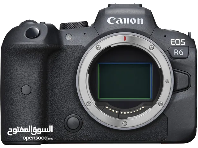 Canon R6 بحالك الوكالة مع عدستين