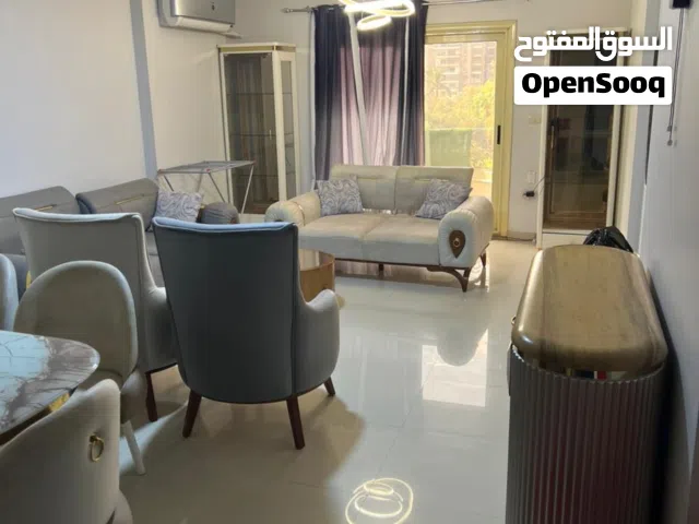 شقة مفروشة مكيفة للايجار الشهري علي محور الفريق كمال عامر مقابل سفارة بلجيكا