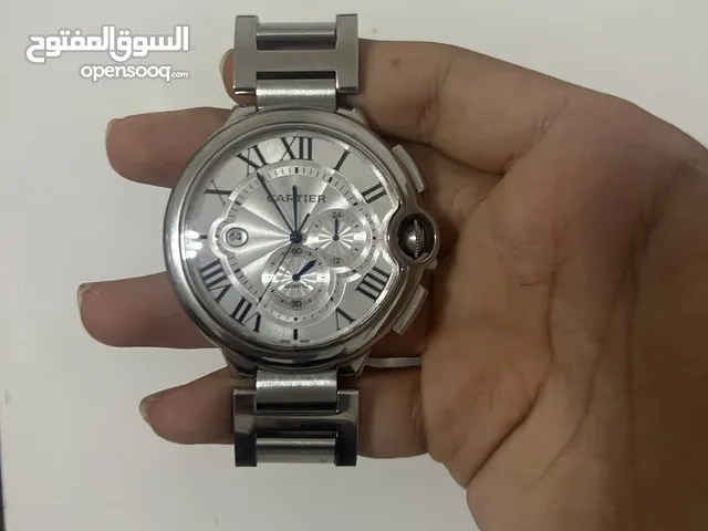 ساعات كارتيير رجالي للبيع في الإمارات - ساعات ذكية : ساعات فضة