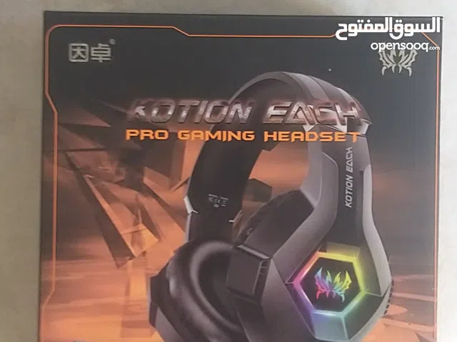 سماعه كيمنج اصليه من شركه KOTION EACH من طراز GS450 السماعه نتعم منفذ الابره و منفذ اليو اس بي