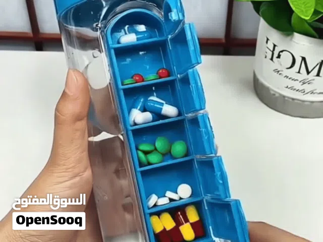 مطارة الماء الذكية معا منظم حبوب وفيتامينات ل 7 ايام