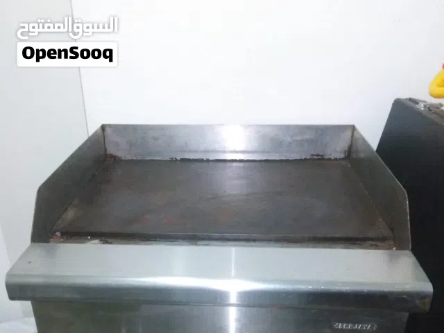 جريل صاج مسطح تجاري (ستانلس ستيل) للمطاعم والكافيهات بحالة ممتازة