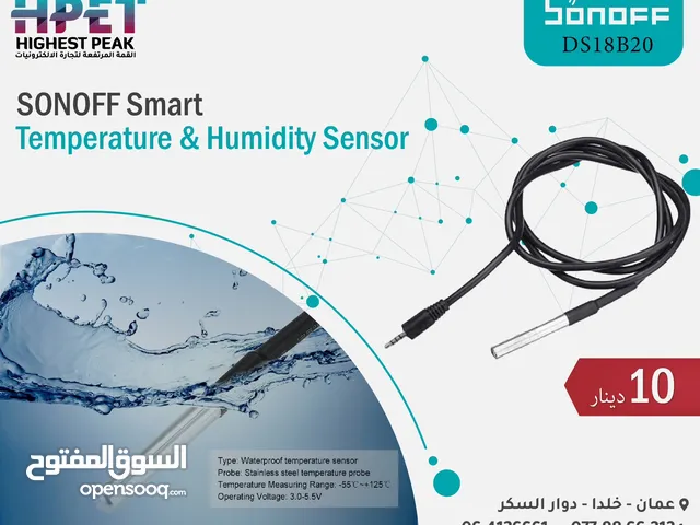 حساس مياه سنسور مياه SONOFF Smart Temperature & Humidity Sensor DS18B20