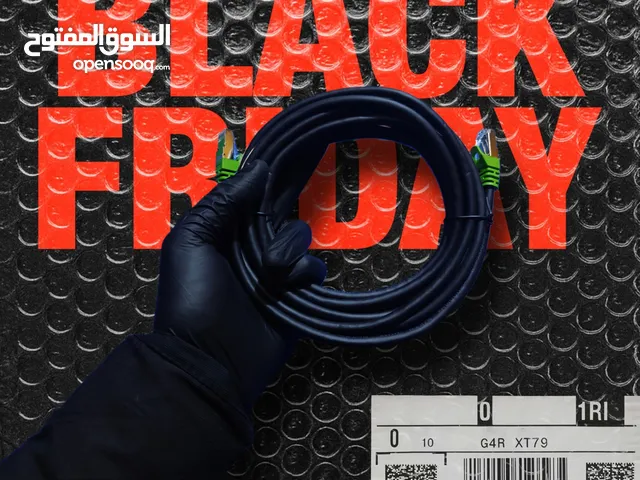 كيبل LAN SFTP Cat 8 إيثرنت عالي الأداء مزدوج الحماية يدعم سرعات فائقة تصل إلى 40 جيجابت بطول 5 متر