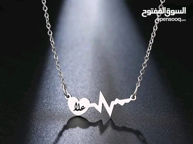 تفصيل سناسيل اسماء فضة حسب الطلب