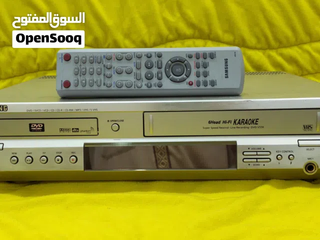 للبيع جهاز فيديو و دي في دي اصلي سامسونج بخاصية النسخ و الكاريوكي