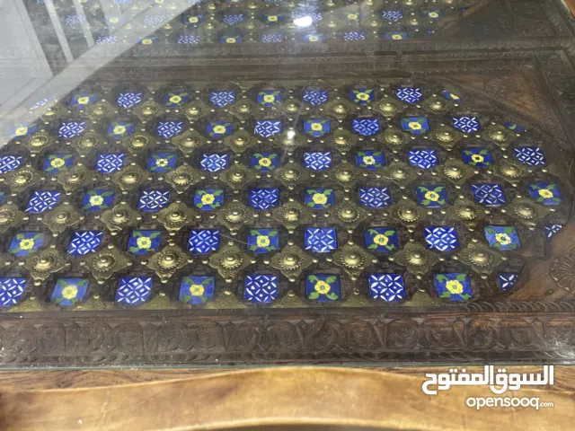 طاولة طعام خشب هندي مع 10 كراسي - تصميم فاخر