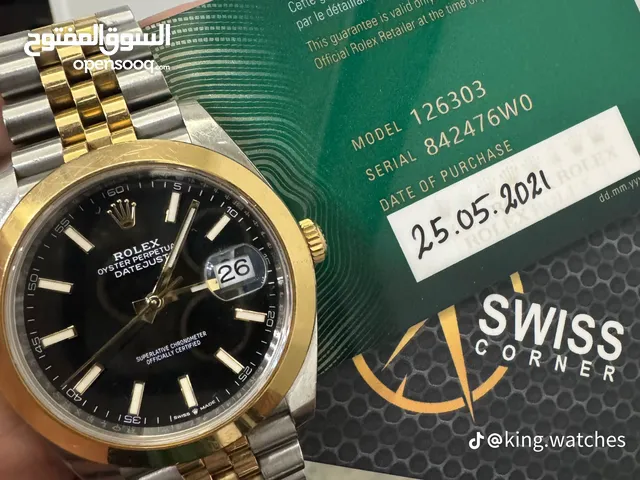 الركن السويسري لشراء ساعات رولكس لاعلي سعر