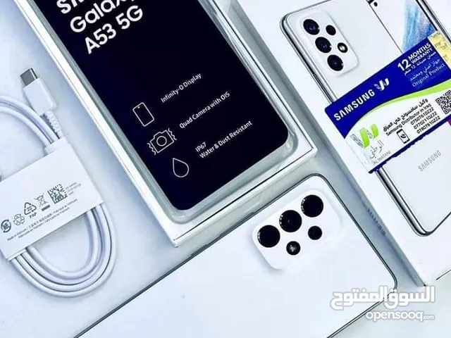 اخو الجديد Samsung A53 5G رام 16 جيجا 256 أغراضة والكرتونه الأصلية متوفر توصيل