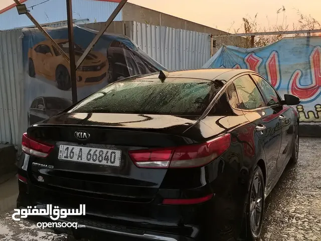 للبيع كيا اوبتيما 2019 امريكي اسود ضرر جداً بسيط بدون دواخل ولا لغود