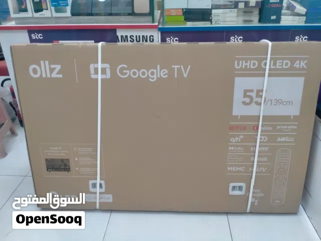 تليفزيون 65 بوصه و55 بوصه جديد بالكرتون ماركة اوولز كفالة زين