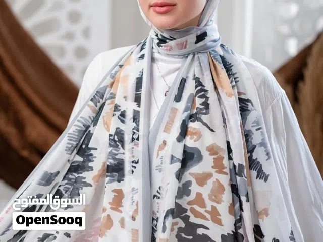 قماش كريب شيفون ديجيتال بألوان حية وجودة عالية مقاس