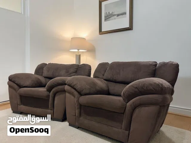 طقم كنب دب 7 مقاعد استخدام بسيط خشب سويد قعدة ضغط بسعر 290 د