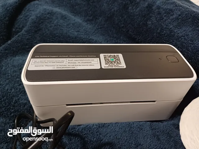 طابعه تصوير hp وطابعه باركود مستعمل نظظظظيف