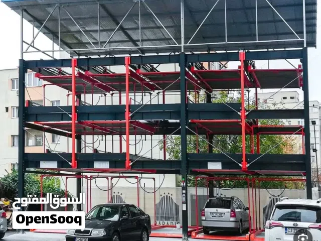 انشاء مواقف سيارات متعدد الذاكي