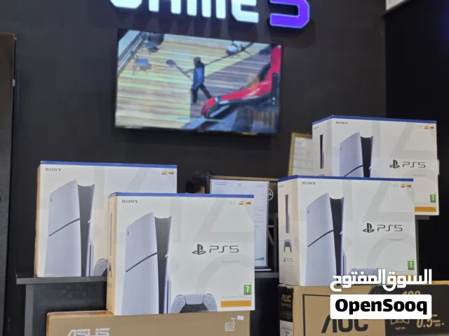 لعنوان: بلايستيشن 5 سليم جديد (نسخة الأقراص) - سعة 1 تيرا مع ضمان سنة Brand New PS5 Slim (Disc)