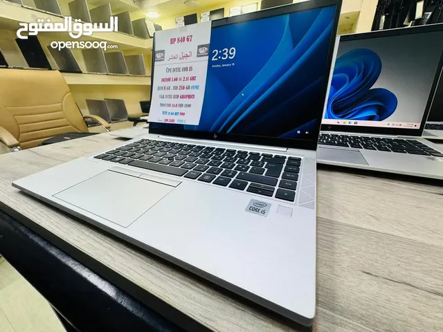 HP 840 G7 CORI5 الجيل العاشر بسعر التخفيض RAM 8 GB DDR4 SSD 256 GB NVME MONITOR 14.0 IPS