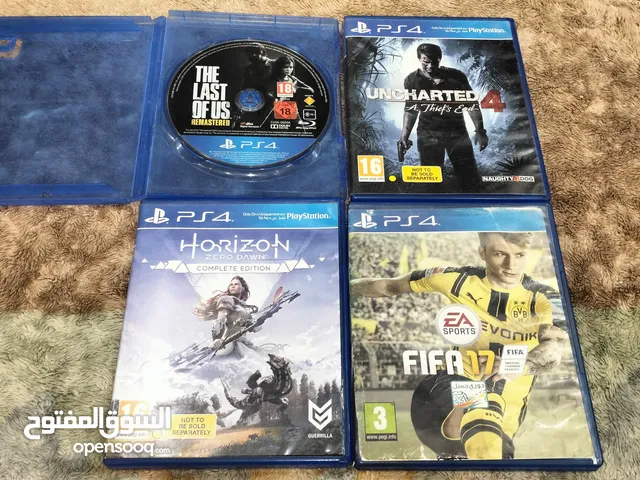 Uncharted 4/The last of us/ Horizon/ FIFA 17