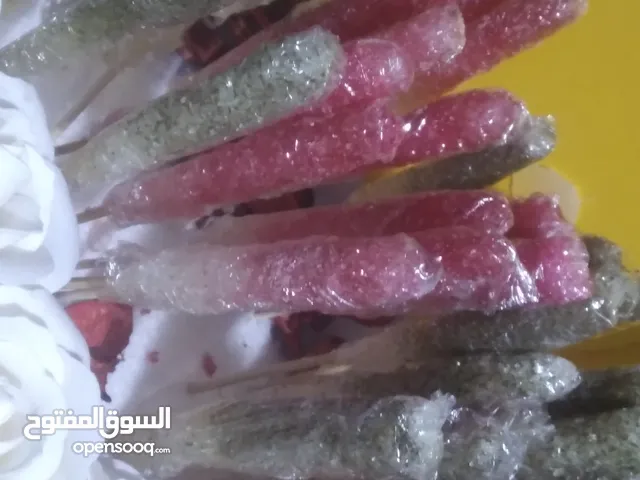 أعواد السكر بالنعناع للشاي ونكهات اخري للمشروبات