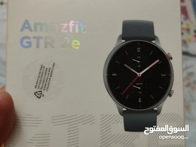 ساعة Smart Amazeft دائرية لون رمادي بالشاحن والعلبة اصلية.