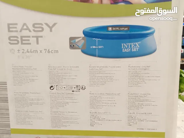 بركة سباحه جديده بالكرتونه ماركة انتكس مقاس 2.44 متر