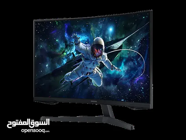 شاشة الألعاب المنحنية Odyssey G5 G55C QHD مقاس 32 بوصة وبمعدل تحديث 165 هرتز مستخدم اقل الشهرين بعده