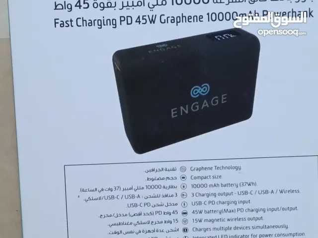 بور بانك power bank سريع ولاسلكي وشاحن Gan 65 واط سريع