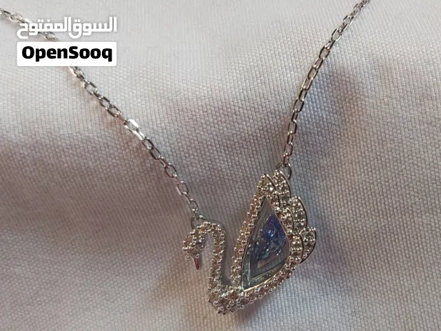 Swarovski swan necklace original perfect condition silver