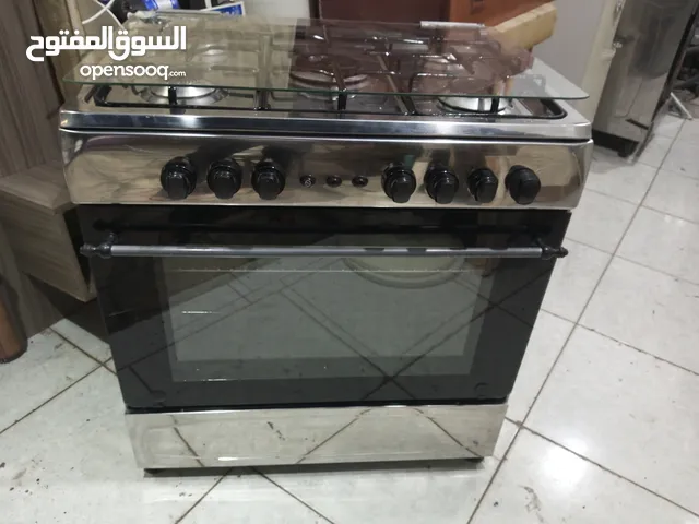 غاز خمس عيون مع فرن ستالستيل إستعمال بسيط بحال الوكالة للبيع