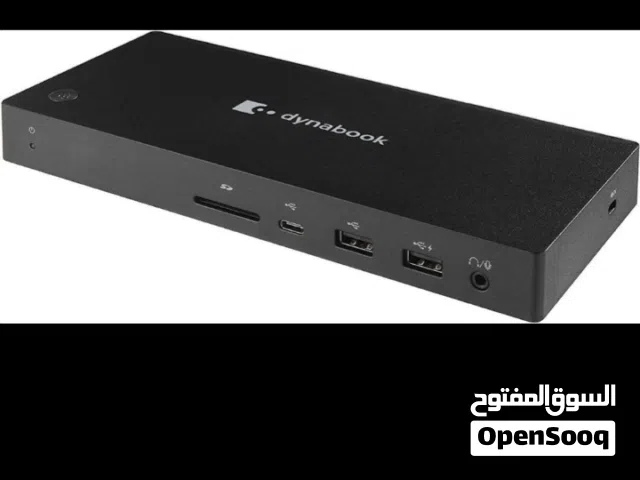 الاسم:  Dynabook USB-C Dock )قاعدة توصيل تايب  الوصف:  جهاز Dock Station يستخدم لتوصيل اللابتوب أو ا