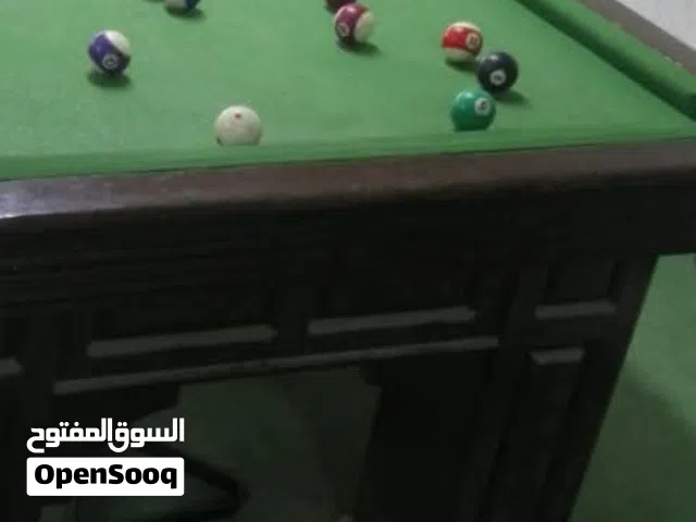 طاولة بلياردو عدد 3 وطاولة تنس بسعر مناسب