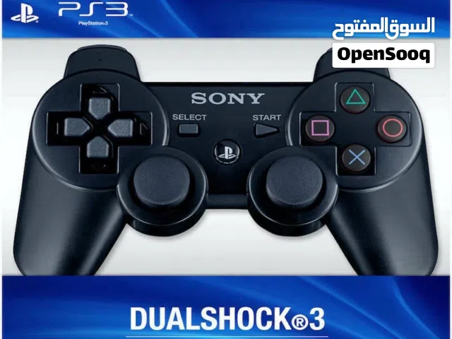 أيدي تحكم بلاستيشن 3 DualShock بانها لاسلكيه تعمل عبر البلوتوت وتتميزبتصميم مريح وخفيف الوزن يناسب