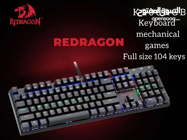 Redragon K208 Gaming Keyboard (Red Switches)