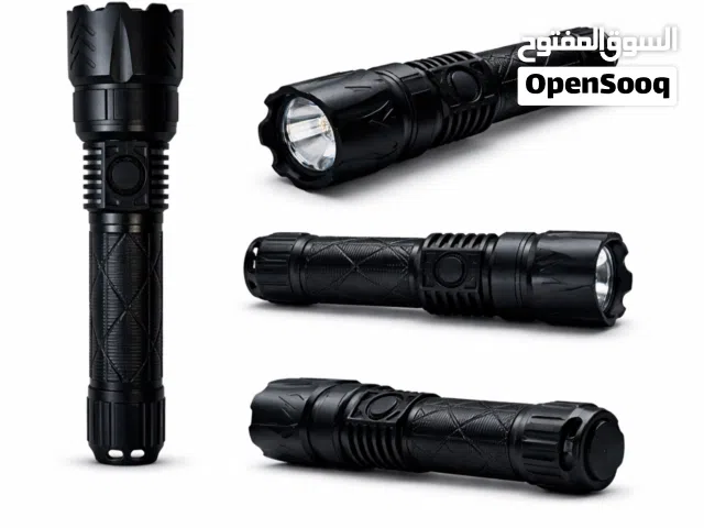 كشاف سوبر تلسكوب بإضاءة LED قوية وواضحة للمسافات البعيدة  زووم تلسكوبي يتحكم بنطاق الإضاءة