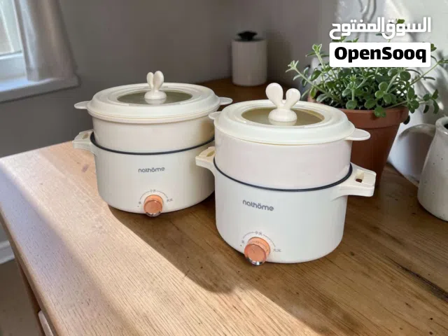 قدر الطبخ والتبخير الكهربائي الذكي تصميم نورديك عصري الاستخدامات: مثالي لطهي الوجبات المتكاملة (سل