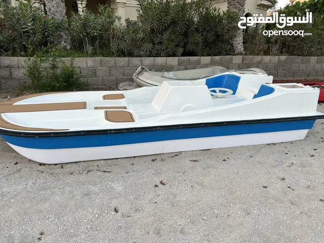 Fiberglass pedal boat