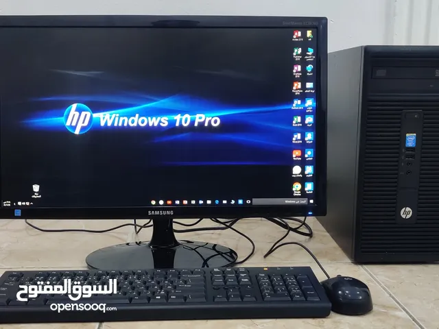 كمبيوتر مكتبي HP i7 نظيف جدا