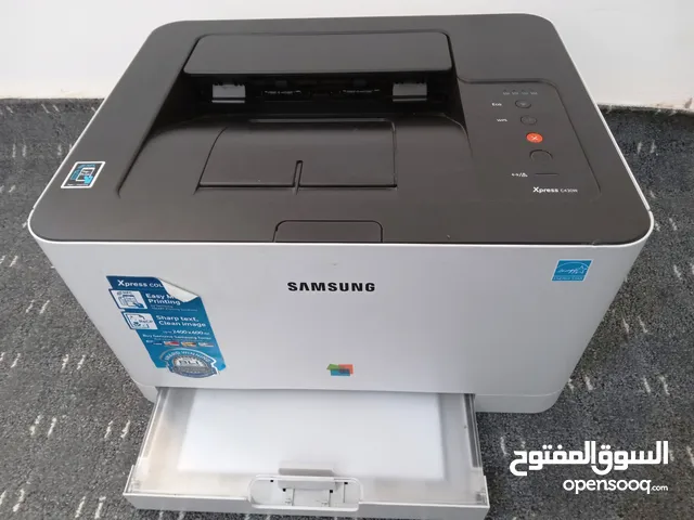 طابعة سامسونغ ليزر ملونه + حبر جديد  – Samsung Xpress Color Laser Printer