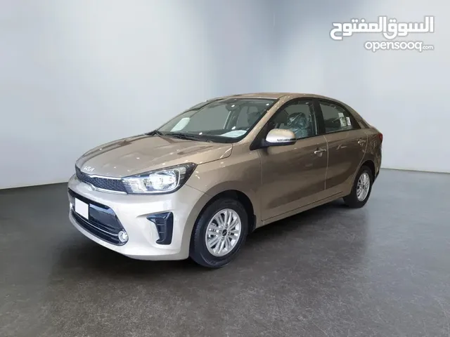 كيا بيجاس 2024 نص فل للبيع في الرياض اللون بيج لوحة رقم ر ك ل 6549