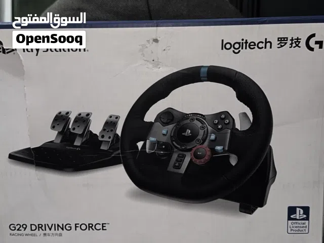ستيرنق لوجيتك Logitech G29 مع الدعاسات (والقير) - نظيف جداً وكامل ملحقاته