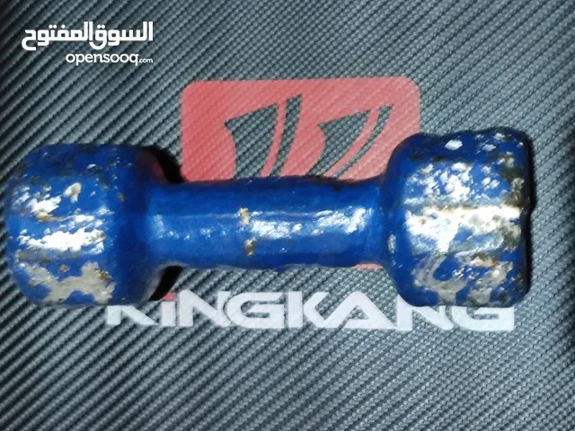 دامبلز حديد وكاوتشوك مستعمل اوزان مختلفه