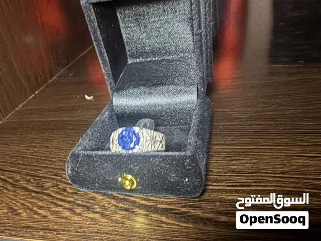 Men’s Silver Ring 5.14g - Blue Stone  Monthly Installments