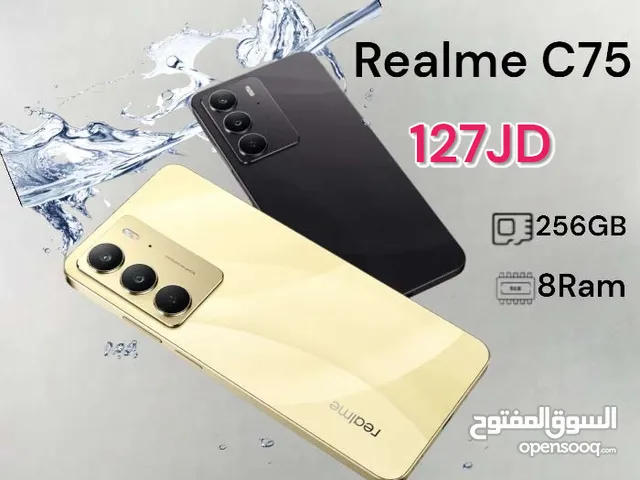 Realme C75 256GB 8Ram ريلمي سي الاصدار c 7 5 الأحدث c75 c 75 كفالة الوكيل الرسمي