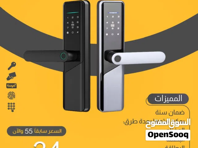 قفل باب ذكي هاندل فتح بالبصمة والكود والتطبيق عرض خاص