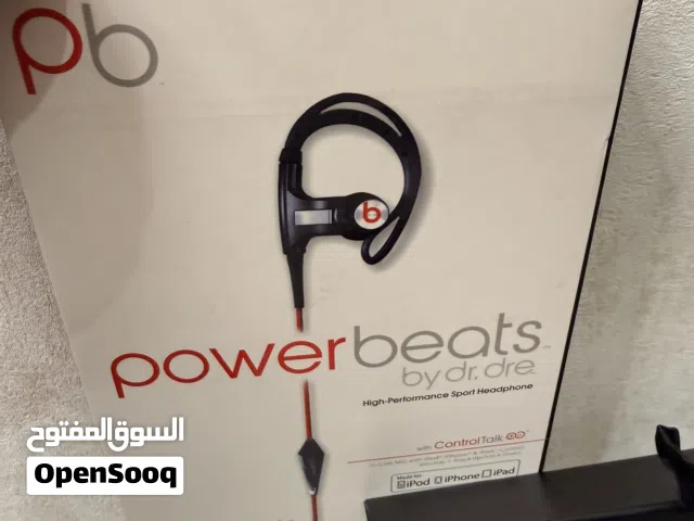 هيدفون سلكي رياضي power beats أصلي وليست التقلييد