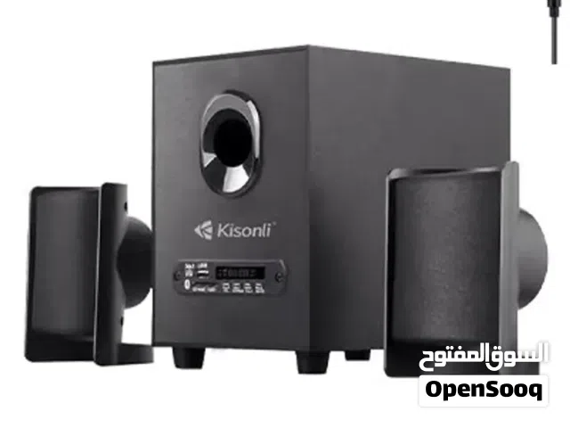سماعات سبيكر خارجيه سلكي للكومبيوتر اصليه KISONLI TM-6000U 2.1 USB MULTIMEDIA SPEAKER