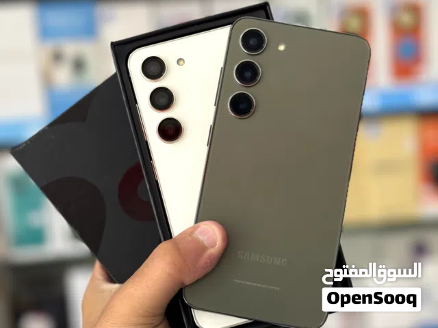 عرض خااص : Samsung S23 256gb هاتف نظيف جدا بحالة الوكالة بدون اي شموخ أو أعطال مع ضمان و ملحقات