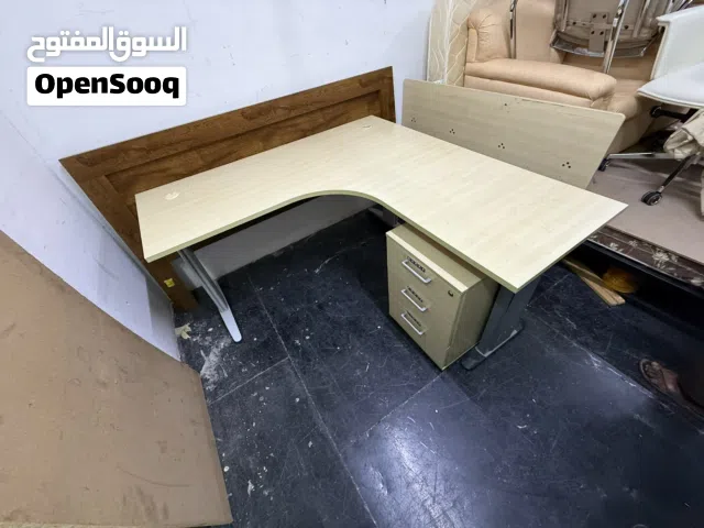 LShape Office Table (مكتب طوله نظيف 6 حبه متوفر